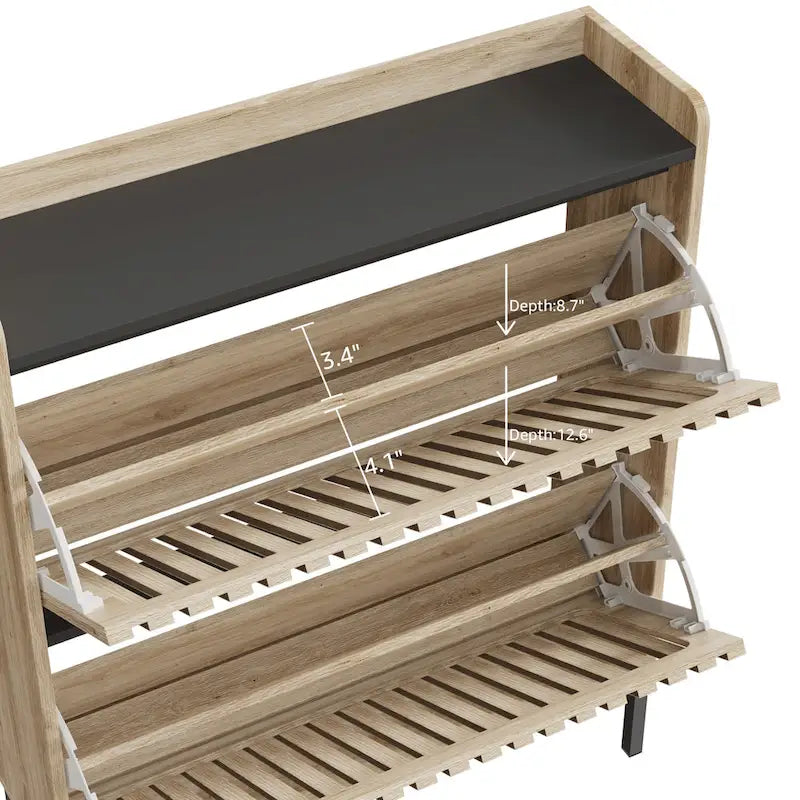 Meuble à Chaussures Moderne, Idéal pour Petits Espaces