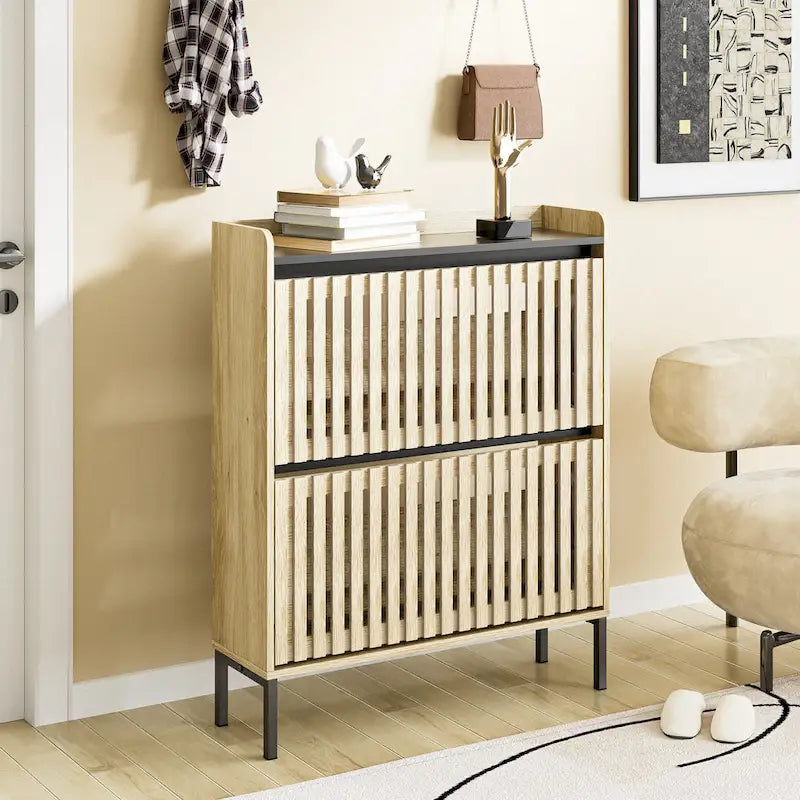 Meuble à Chaussures Moderne, Idéal pour Petits Espaces
