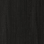 Armoire murale d'appoint en bois noir de 59 po avec cinq étagères