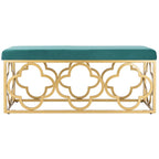 Banc rectangulaire Penelope Moroccan Glam – 44,5 x 16,5 x 19 – 45L x 17P x 19H