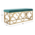 Banc rectangulaire Penelope Moroccan Glam – 44,5 x 16,5 x 19 – 45L x 17P x 19H