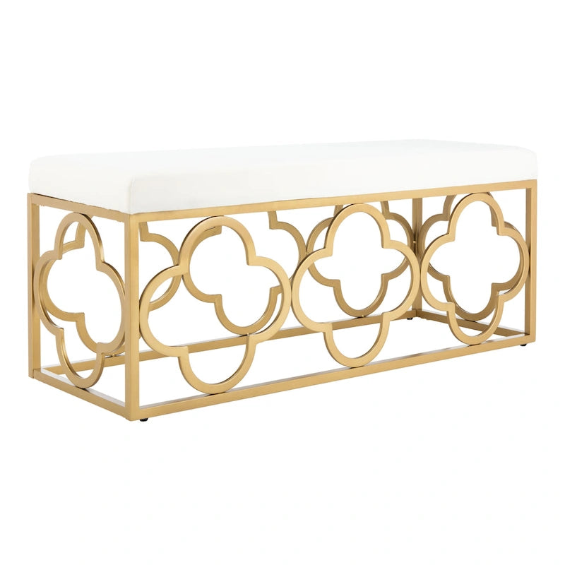 Banc rectangulaire Penelope Moroccan Glam – 44,5 x 16,5 x 19 – 45L x 17P x 19H