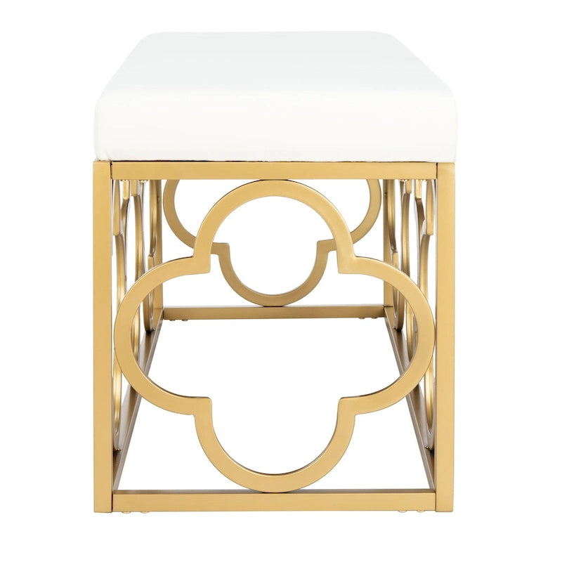 Banc rectangulaire Penelope Moroccan Glam – 44,5 x 16,5 x 19 – 45L x 17P x 19H