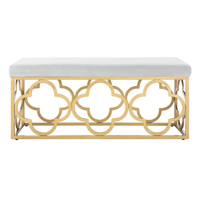 Banc rectangulaire Penelope Moroccan Glam – 44,5 x 16,5 x 19 – 45L x 17P x 19H