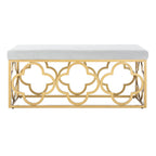 Banc rectangulaire Penelope Moroccan Glam – 44,5 x 16,5 x 19 – 45L x 17P x 19H