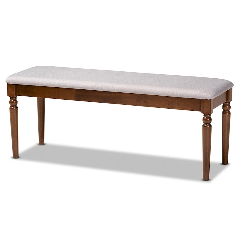 Banc de salle à manger en bois moderne et contemporain