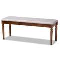 Banc de salle à manger en bois moderne et contemporain