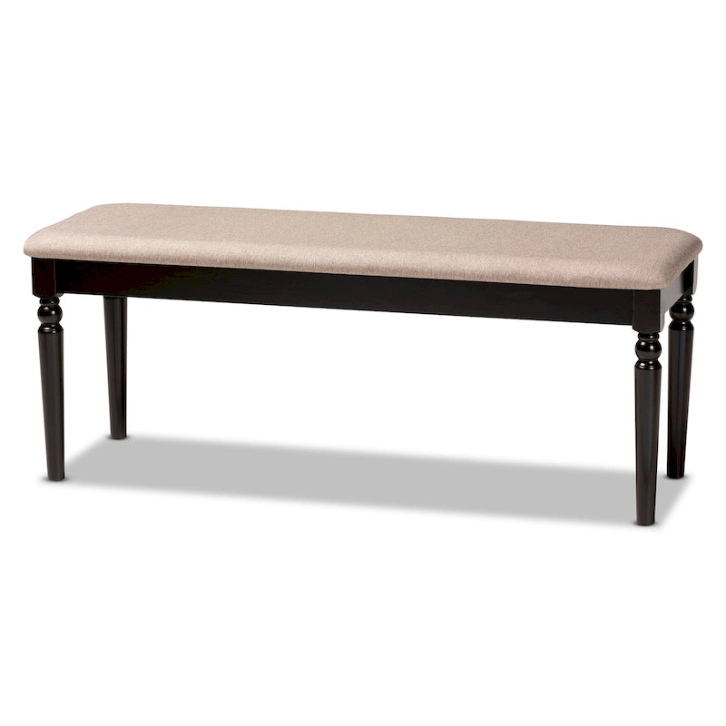 Banc de salle à manger en bois moderne et contemporain