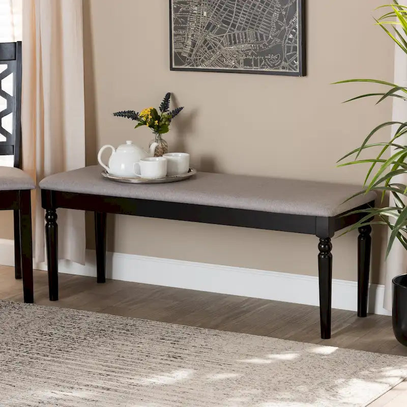 Giovanni Modern and Contemporary Wood Dining Bench