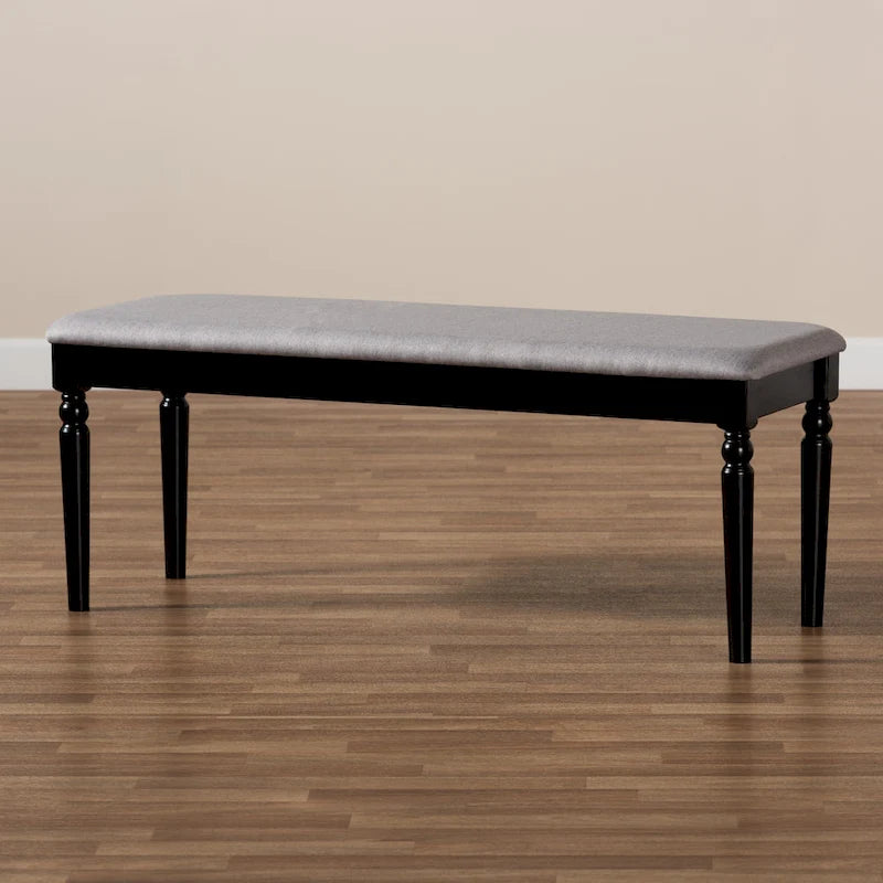 Banc de salle à manger en bois moderne et contemporain