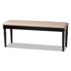 Banc de salle à manger en bois moderne et contemporain