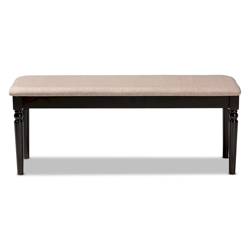 Banc de salle à manger en bois moderne et contemporain