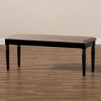 Banc de salle à manger en bois moderne et contemporain