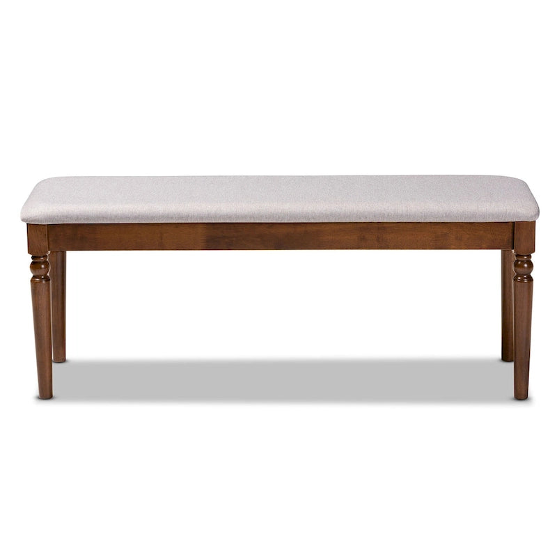 Banc de salle à manger en bois moderne et contemporain