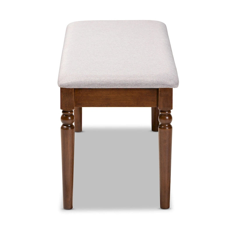 Banc de salle à manger en bois moderne et contemporain