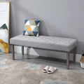 Banc d'appoint simple capitonné avec coussin doux et confortable et design moderne et tendance