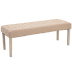 Banc d'appoint simple capitonné avec coussin doux et confortable et design moderne et tendance