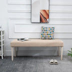 Banc d'appoint simple capitonné avec coussin doux et confortable et design moderne et tendance