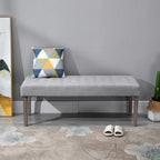 Banc d'appoint simple capitonné avec coussin doux et confortable et design moderne et tendance