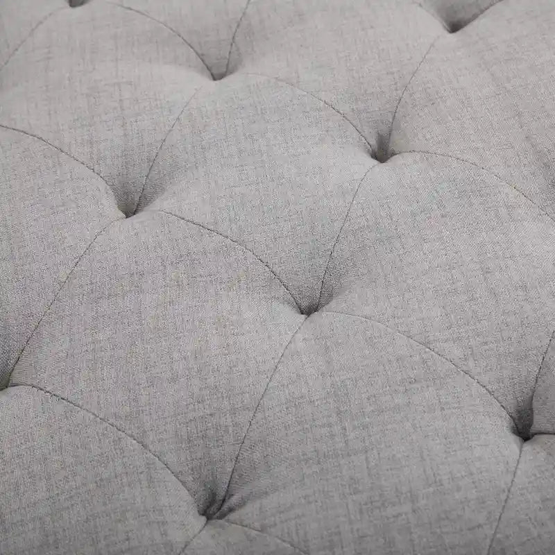 Banc d'appoint simple capitonné avec coussin doux et confortable et design moderne et tendance