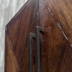 Meuble d'appoint Liri en acajou foncé