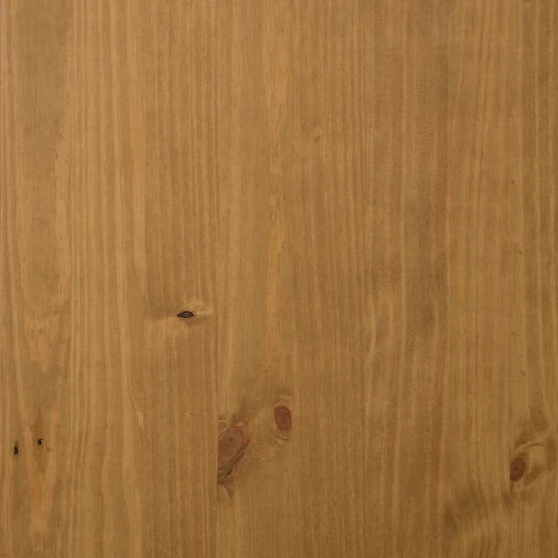 Bahut avec porte vitrée FLAM 36.2x15.7x48.2 en bois massif de pin - 36,2 x 15,7 x 48,2