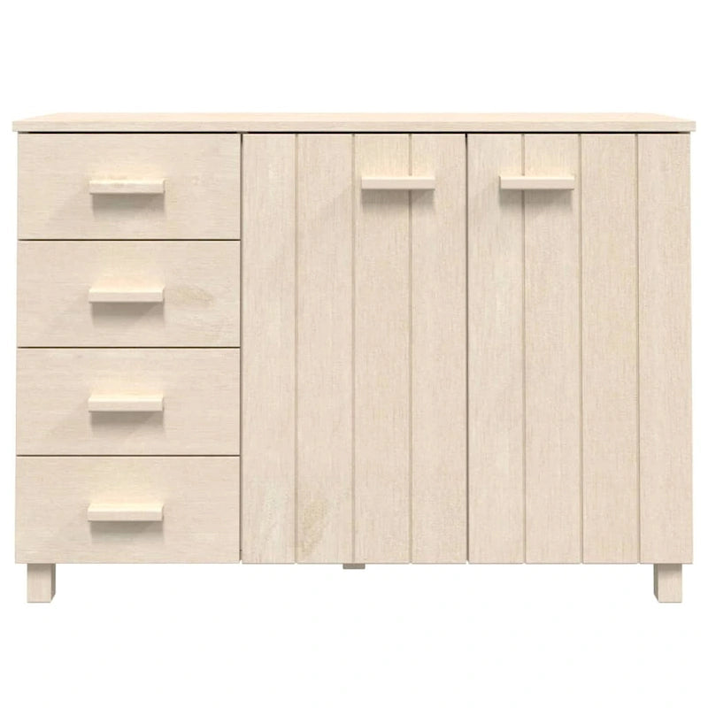 Bahut Buffet Commode Console pour Cuisine HAMAR Bois Massif Pin - 44,5 x 15,7 x 31,5