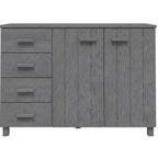 Bahut Buffet Commode Console pour Cuisine HAMAR Bois Massif Pin - 44,5 x 15,7 x 31,5