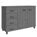 Bahut Buffet Commode Console pour Cuisine HAMAR Bois Massif Pin - 44,5 x 15,7 x 31,5