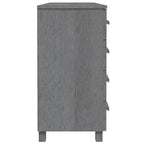 Bahut Buffet Commode Console pour Cuisine HAMAR Bois Massif Pin - 44,5 x 15,7 x 31,5