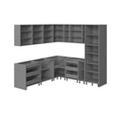 Collection Cuisine Urbaine Couleur Noire Taille de Base 8x8 pieds de large - 96x96