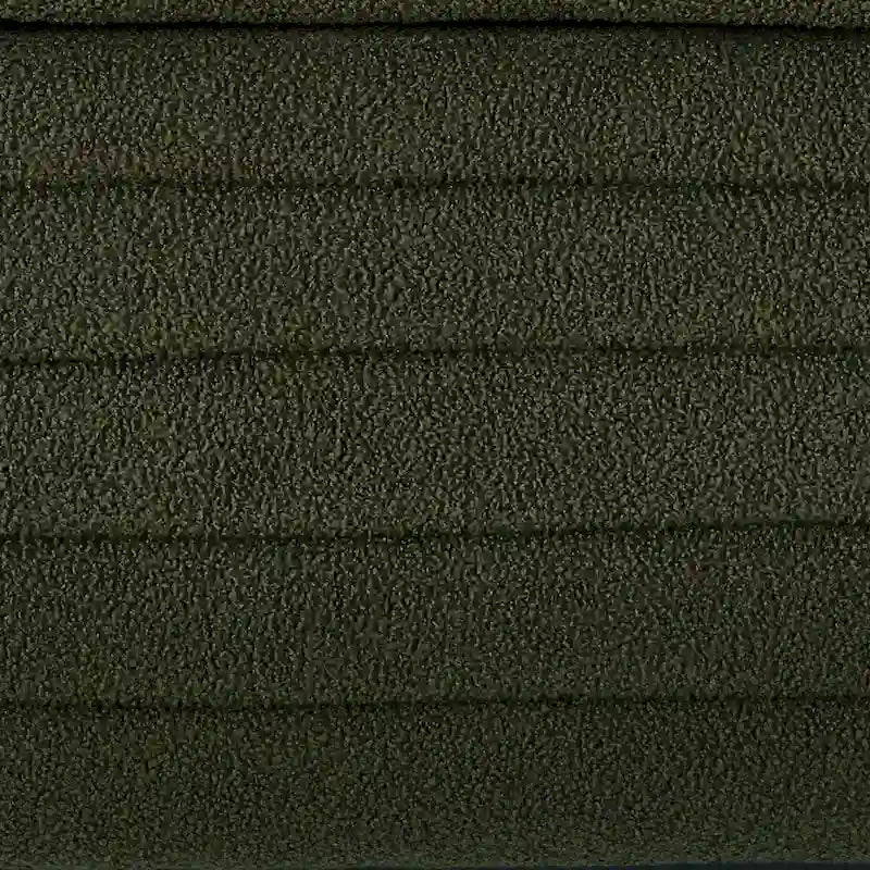 Banc ottoman de rangement ovale moderne, banc de bout de lit en tissu Boucle Teddy avec rangement, tabouret de bout de lit avec charnière de sécurité