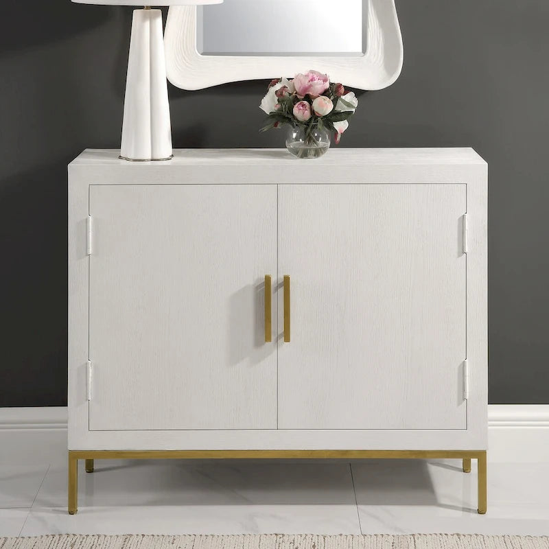 Armoire 2 portes Front Range blanche - 40,25 larg. x 34 haut. x 13 prof.