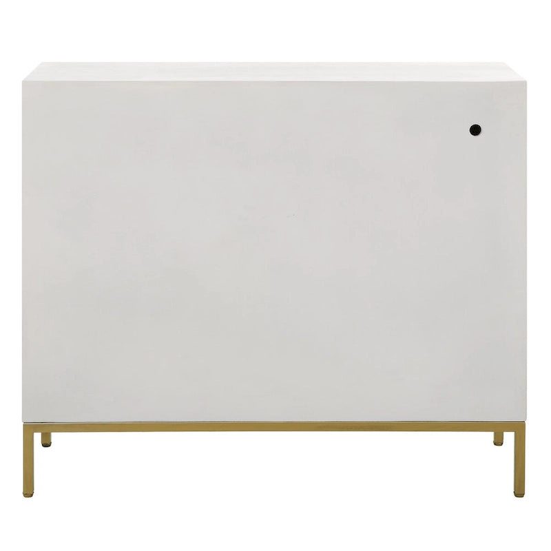 Armoire 2 portes Front Range blanche - 40,25 larg. x 34 haut. x 13 prof.