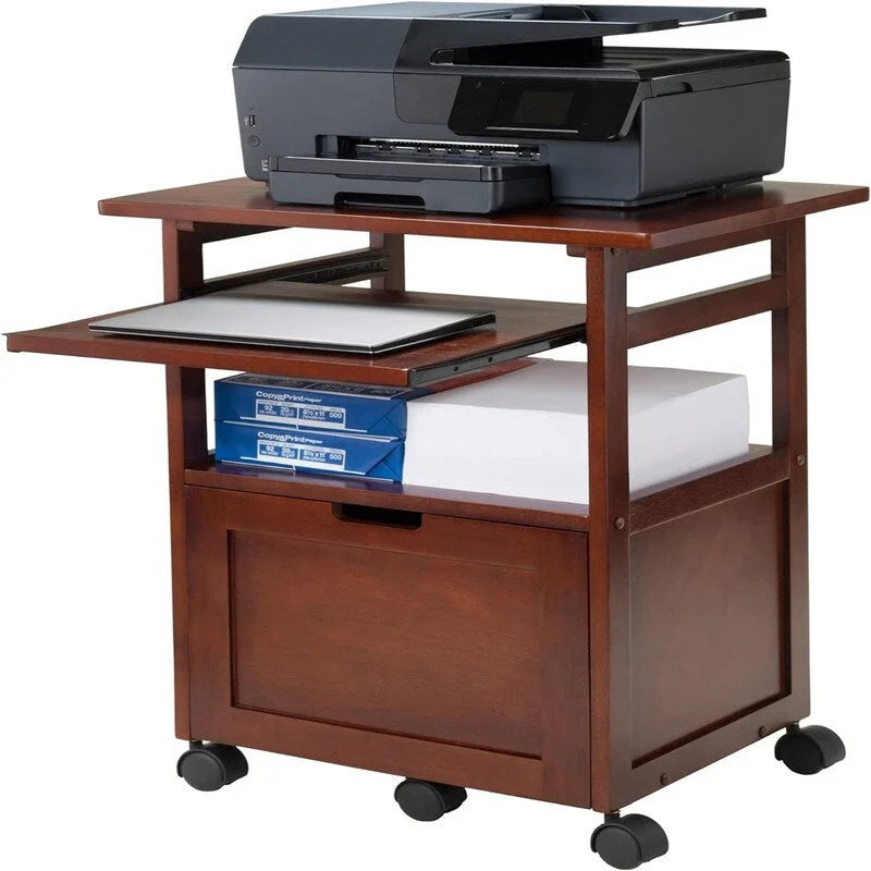 Organisateur de bureau à domicile, Noyer - 16L x 13P x 11H