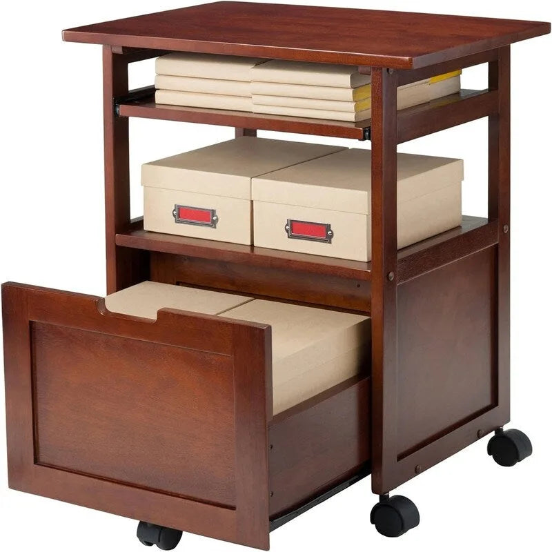 Organisateur de bureau à domicile, Noyer - 16L x 13P x 11H