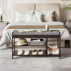 Banc de rangement pour entrée - 11,4P x 36L x 19,7H