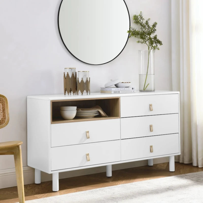 Commode à 5 tiroirs commode multifonctionnelle commode moderne