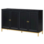 Buffet moderne avec poignées et pieds en métal