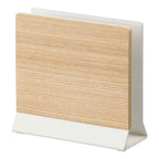 Support pour ordinateur portable fin, Acier et Bois - L 6,2 x l 16 x H 15 cm