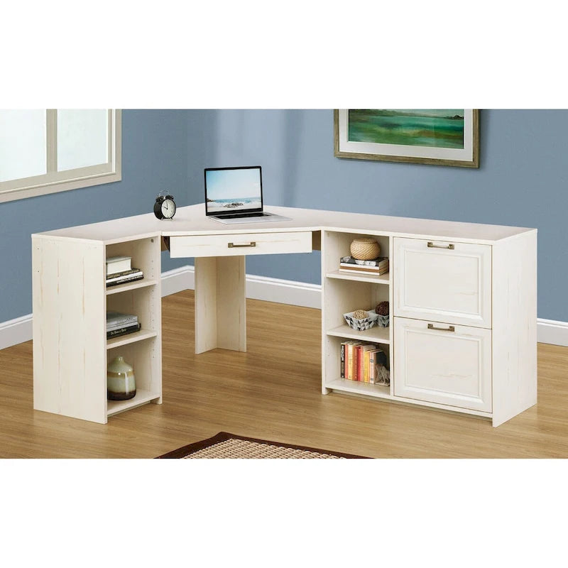 Meuble de classement 2 portes Salisbury Blanc antique