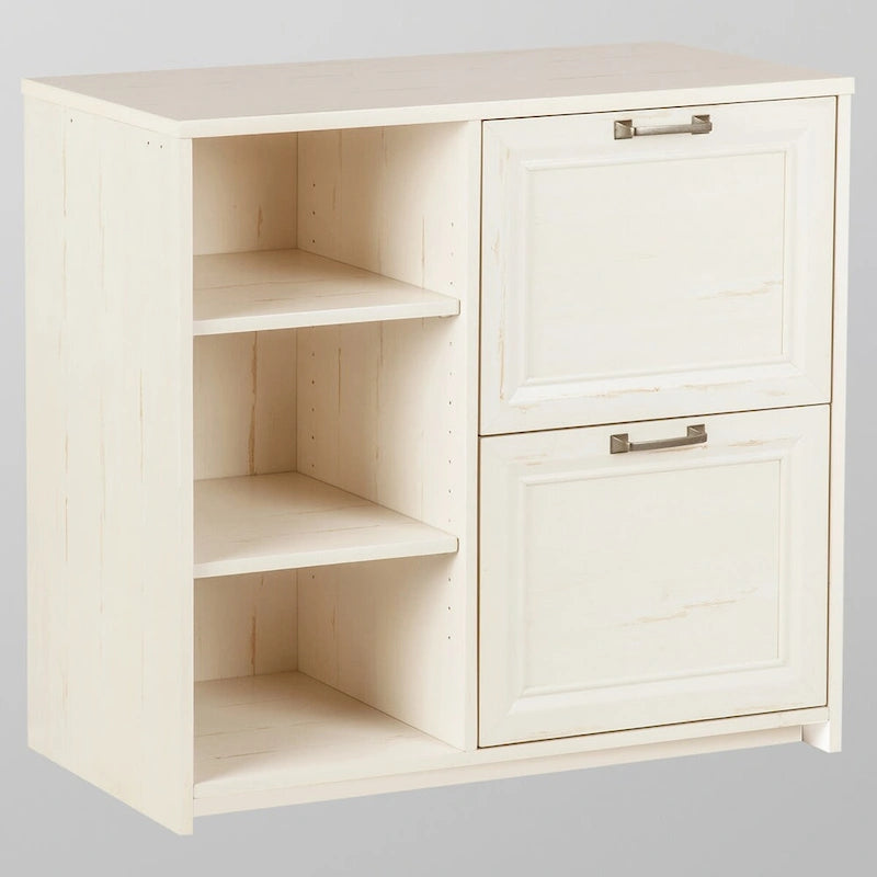 Meuble de classement 2 portes Salisbury Blanc antique