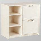 Meuble de classement 2 portes Salisbury Blanc antique