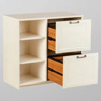 Meuble de classement 2 portes Salisbury Blanc antique