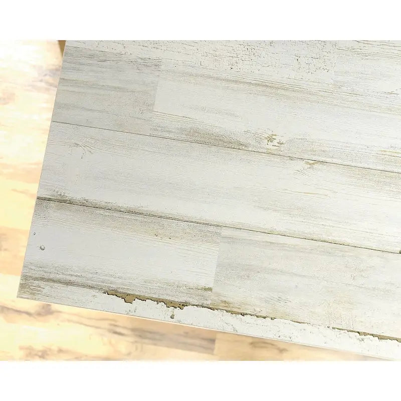 Meuble TV de 60 po avec portes coulissantes, fini blanc planche