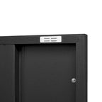 Armoire de rangement diverses à 2 portes, armoire à outils de garage, armoire de classement de bureau, 2 cloisons mobiles