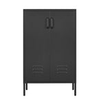Armoire de rangement diverses à 2 portes, armoire à outils de garage, armoire de classement de bureau, 2 cloisons mobiles