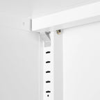 Armoire de rangement diverses à 2 portes, armoire à outils de garage, armoire de classement de bureau, 2 cloisons mobiles