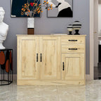 Buffet en bois avec 2 tiroirs