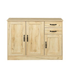 Buffet en bois avec 2 tiroirs
